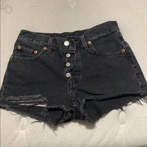 Denim shorts